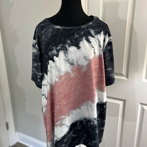 Women’s Size 4X SHEIN Tie-Dyed Shirt